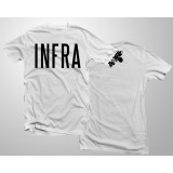 'INFRA' white t-shirt