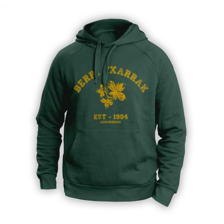 BACK TO SCHOOL sudadera verde botella BERRIDENDA.eus Berri Txarrak Official Merch Store