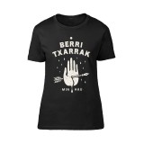 'Min hau' kamiseta beltza ESTUA