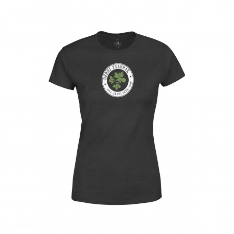 IKUSI ARTE kamiseta beltz ESTUA (logo txikia)