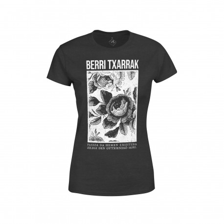 'PASIOA' kamiseta beltza ESTUA