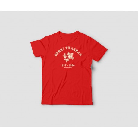 HAURRENTZAKO 'BACK TO SCHOOL' kamiseta gorria