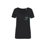'ROSE' black t-shirt
