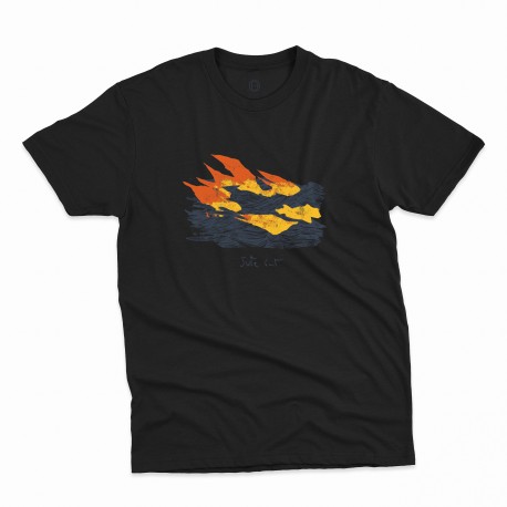 GU - DEATH METAL logo kamiseta grisa