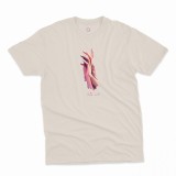 GU - Eskuak / Sute Bat kamiseta, natural kolorekoa