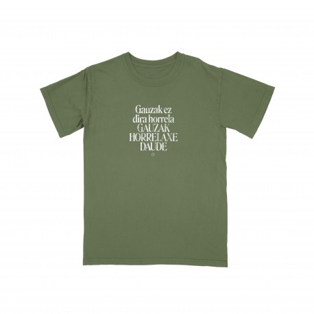 GU - 'Gauzak’´ KAMISETA berdea