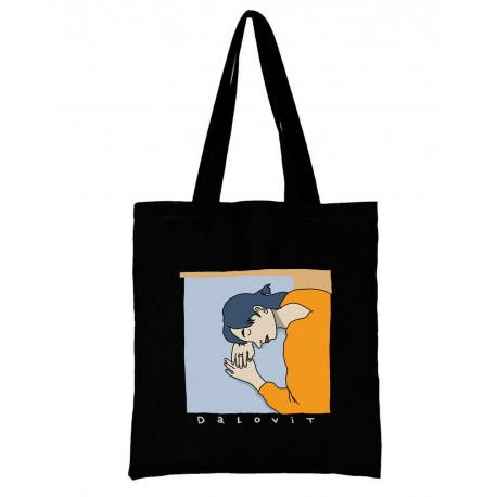 GU 'Gauzak' totebag (mostaza kolorea)