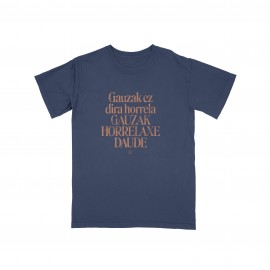 GU - 'Gauzak’´ KAMISETA arroxa (kotoi organikoa)