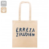 GU 'ERREZA ZIRUDIEN' aurpegiarekin, organic tote sendoa