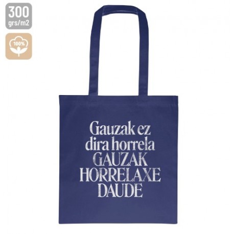GU 'Gauzak' totebag (mostaza kolorea)
