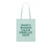 GU 'Gauzak' totebag (mostaza kolorea)
