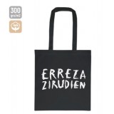 GU 'ERREZA ZIRUDIEN' letrak, organic tote sendoa
