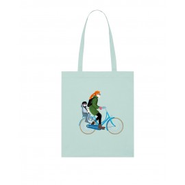 GU 'Bizikleta' totebag berdea