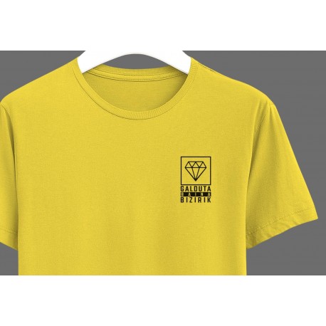GU - GALDUTA BAINA BIZIRIK yellow t-shirt
